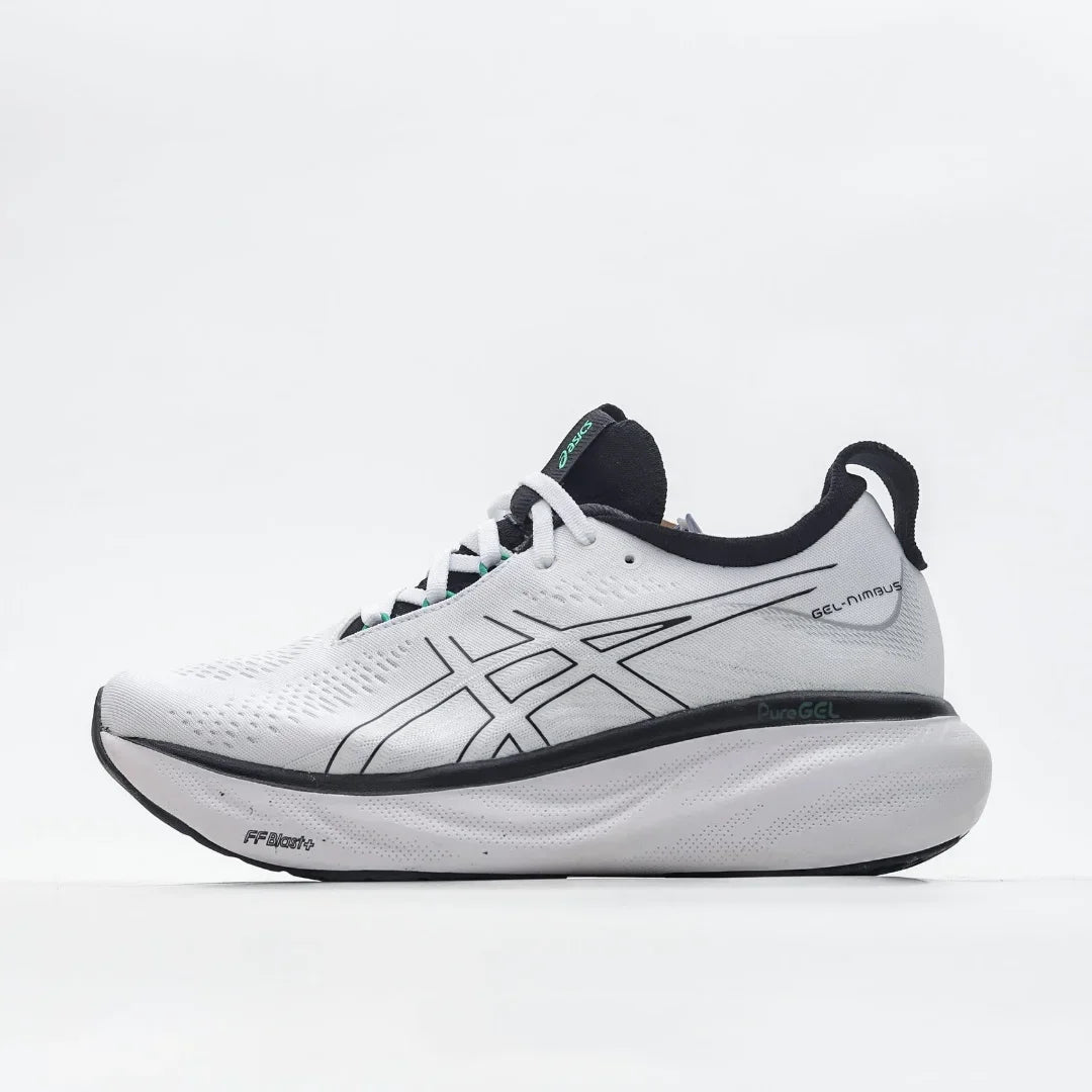 ASICS-Chaussures de course Nimbus 25 pour hommes, baskets de sport unisexes à coussin, originales