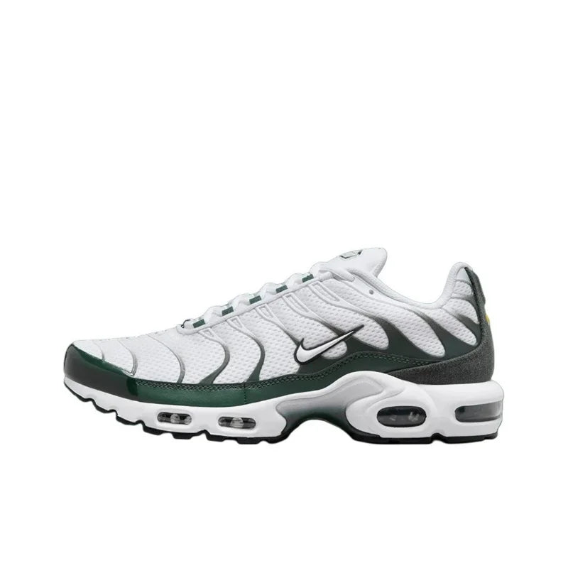 Nike-Air Max Plus TN Chaussures de Course pour Homme et Femme, Confortables, Respirantes, Antidérapantes, Coussin d'Air Durable, Noir