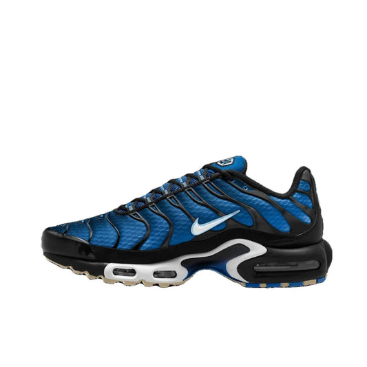 Nike-Air Max Plus TN Retro Low Men's Original Running Shoes Comfortable Shock Absorption Casual Sneakers Blue Black Turning