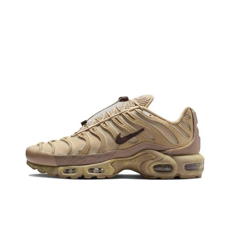 Nike-Air Max Plus TN Chaussures de Course pour Homme et Femme, Confortables, Respirantes, Antidérapantes, Coussin d'Air Durable, Noir