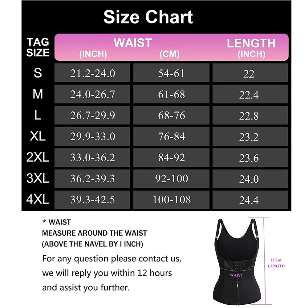 Slimming Corset for Weight Loss, Sweat Waist Trainer, Sauna Soaked Compression Shirt, Tummy Control Belt, Y Shapewear