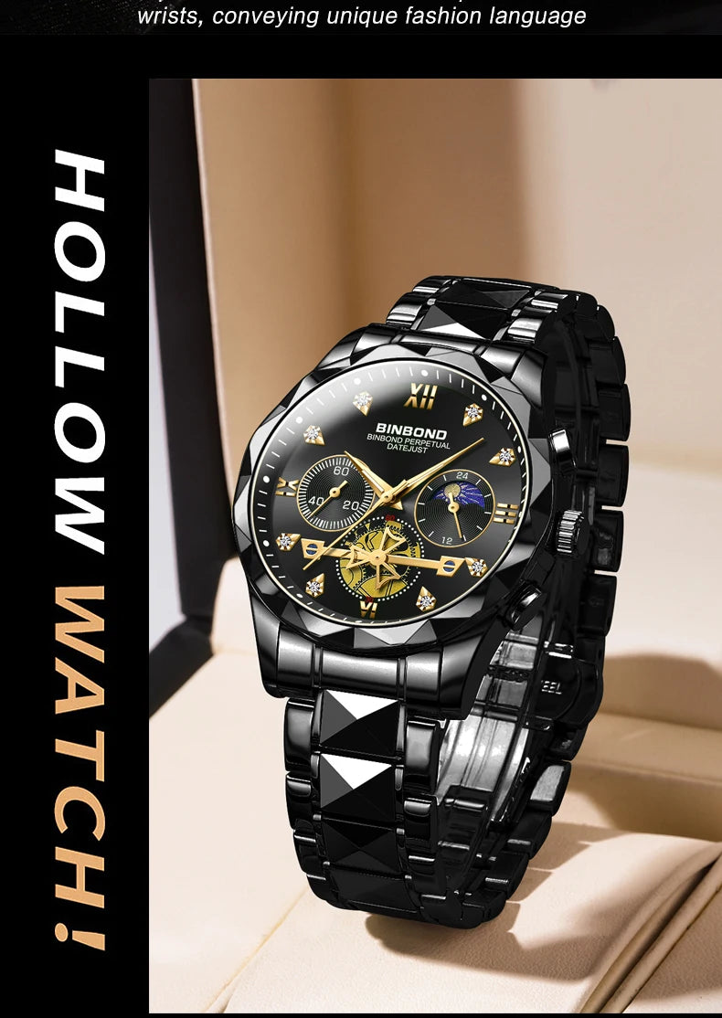 Luxury Stainless Steel Watch