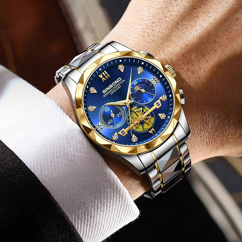 Luxury Stainless Steel Watch