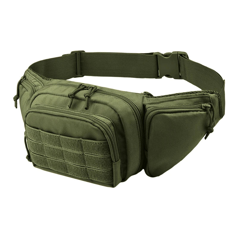 DulWaist Military Fanny Pack, Sling Bag, Outdoor Chest Assault Pack, Concealed Carry Holster