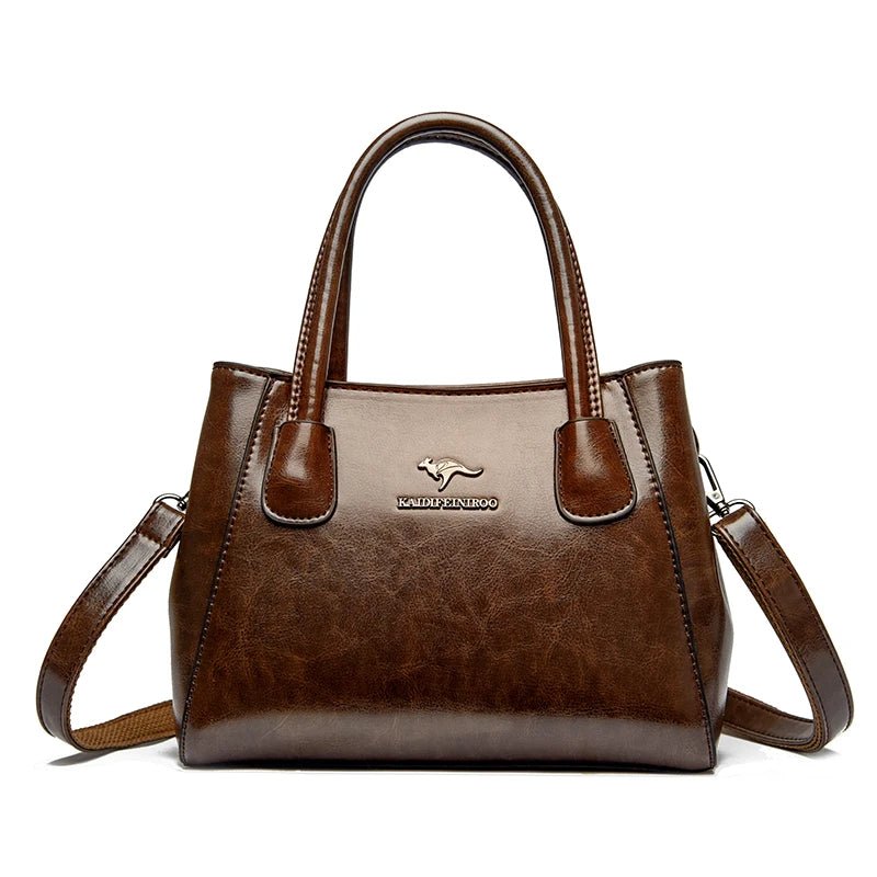 Sac à Main de Luxe en Cuir Souple pour Femme, Sacoche de Styliste à 3 Couches, de Grande Capacité LA TendanceStore multi service