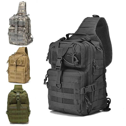 Men's Backpack Tactical Assault Pack Crossbody Sling Bag Waterproof Rucksack Bag Outdoor Hiking Camping Pack Man Shoulder Bags LA TendanceStore multi service