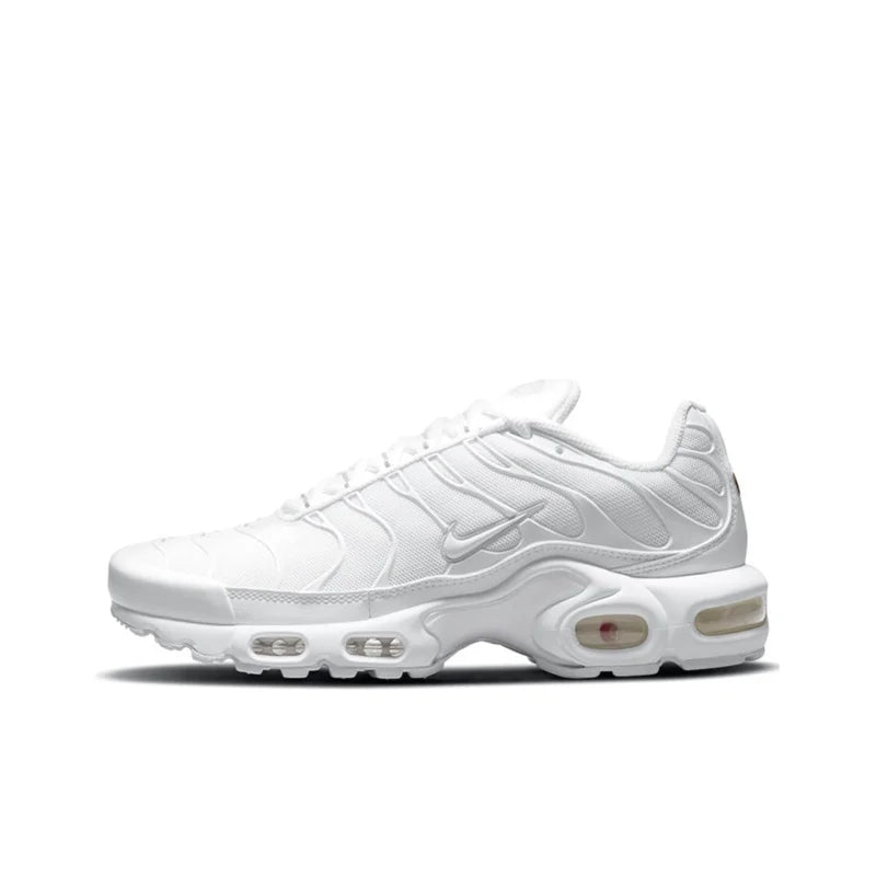 Nike-Air Max Plus TN Chaussures de Course pour Homme et Femme, Confortables, Respirantes, Antidérapantes, Coussin d'Air Durable, Noir