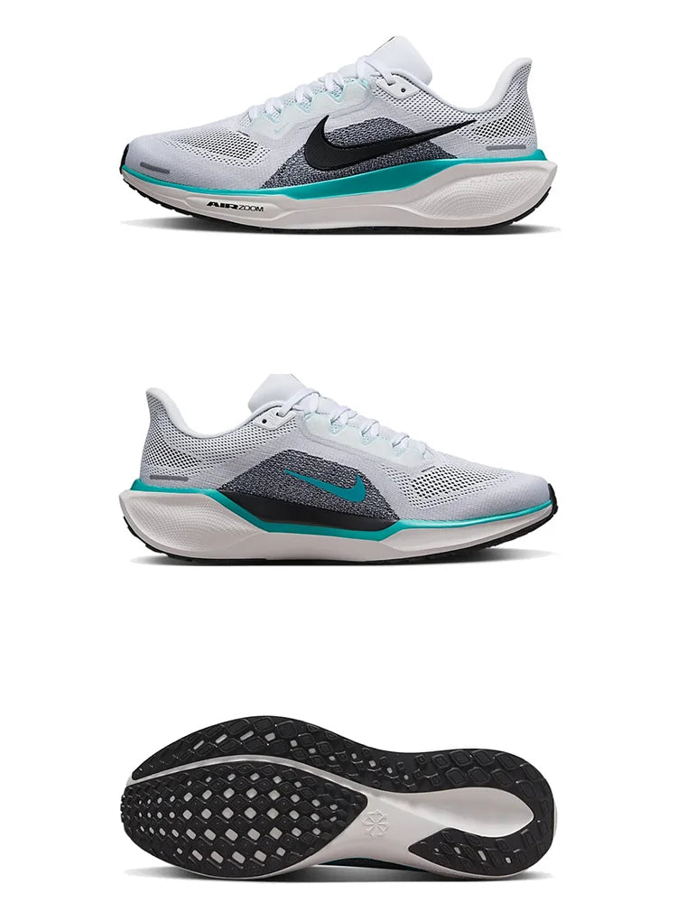 Nike-Pegasus 41 Chaussures de course décontractées pour femmes, confortables, rebond, anti-ald, respirantes, légères, coupe basse