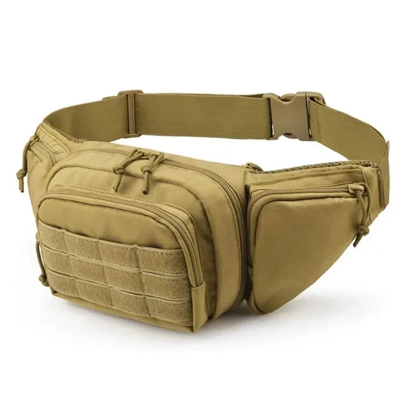 Men Motorcycle Nylon Waist Bag Fanny Pack Belt Sports Climbing Camping Male Tool Chest Hip Bum Bag