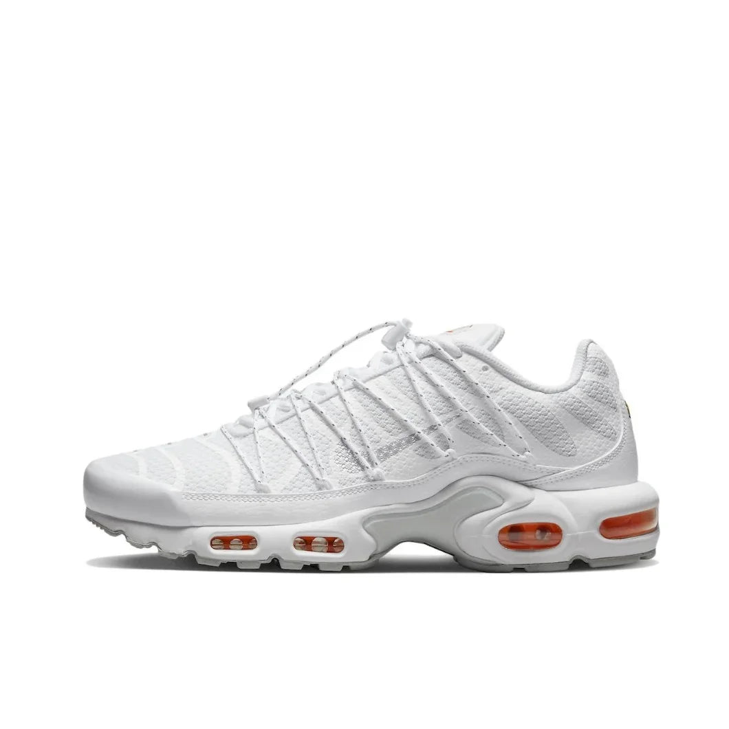 Nike-Air Max Plus TN Retro Low Men's Original Running Shoes Comfortable Shock Absorption Casual Sneakers Blue Black Turning