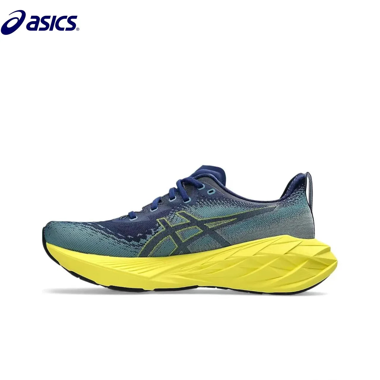 ASICS-Chaussures de Course Novablast 4 pour Homme et Femme, Baskets Confortables, Respirantes, Coupe Basse