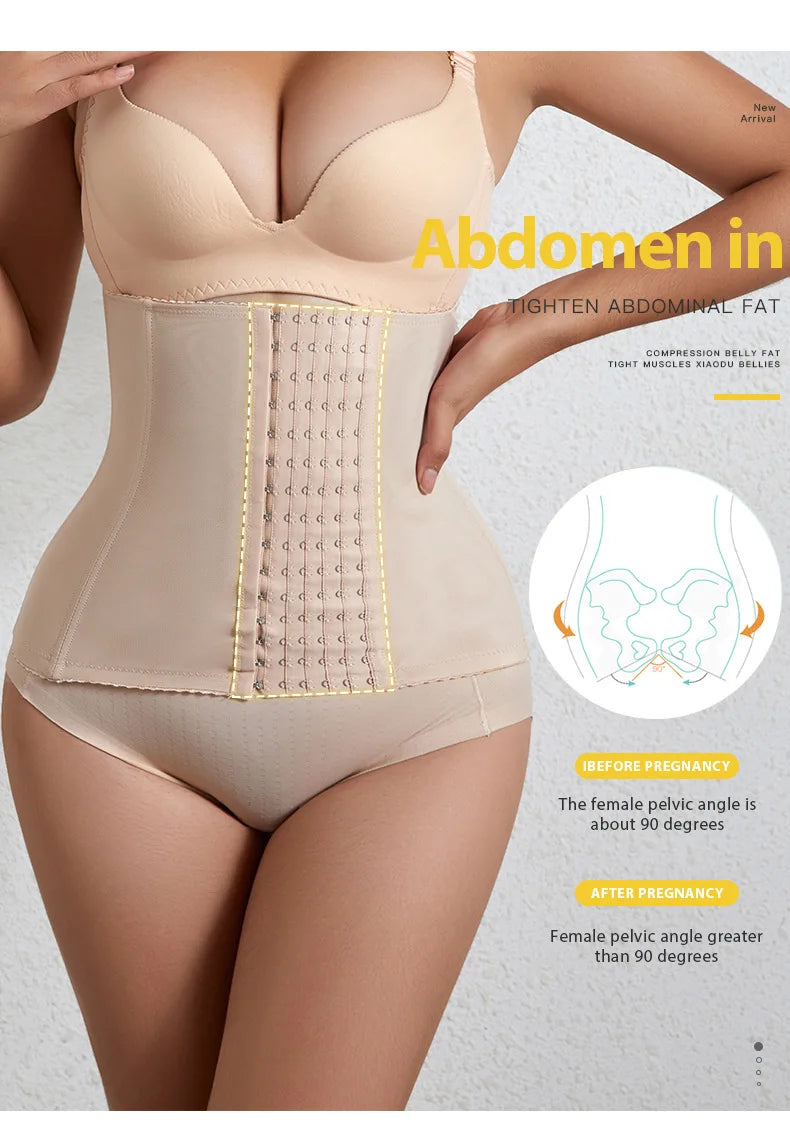 Ceinture amincissante pour la taille, gaine de maintien pour femmes, contrôle du ventre, ceinture de compression des graisses, corset ferme