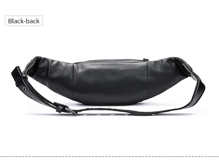 WESTAL Genuine Leather Fanny Pack for Men Vintage Phone Bags Messenger Bags Sports Handbags 9999