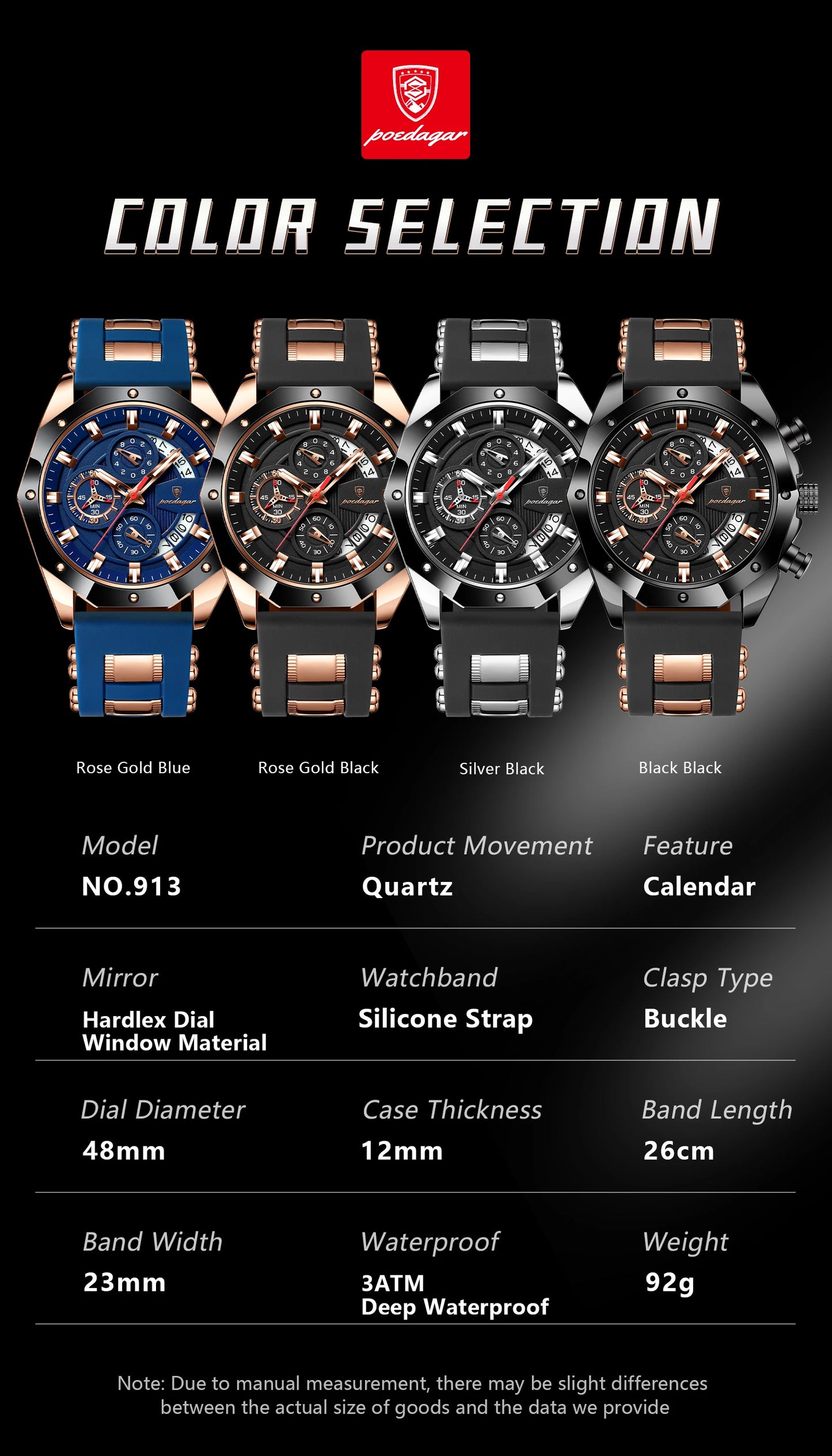 Luxury military wristwatch