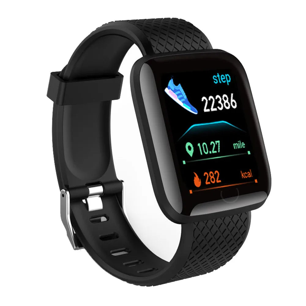 Smart Watch for Men Women Sports Mode Music Control Calorie Distance Fitness Smart Bracelet Message Reminder Smart Wristband Android IOS