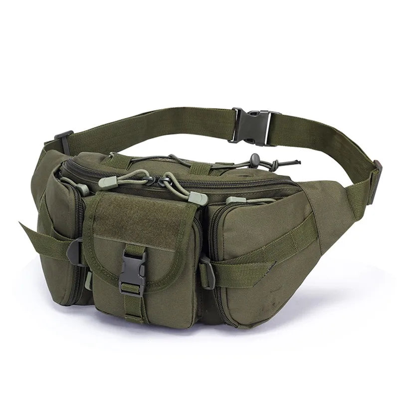 Men's Outdoor Waterproof Nylon Waist Bag Cell Phone Belt Bag Jump Bags Molle CamSolomon Hunting Hiking Climbing