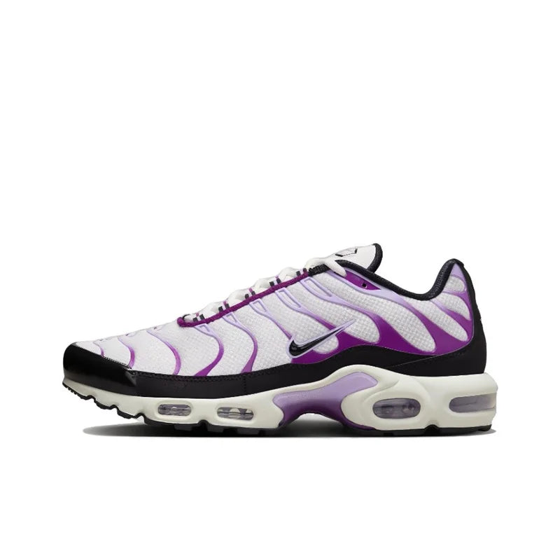 Nike-Air Max Plus TN Chaussures de Course pour Homme et Femme, Confortables, Respirantes, Antidérapantes, Coussin d'Air Durable, Noir