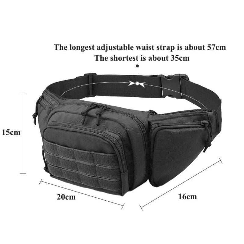 Multifunctional Waist Holster for odorDulgun, Molle System, Waist Bag, Outdoor Hiking, Climbing Tool Bag