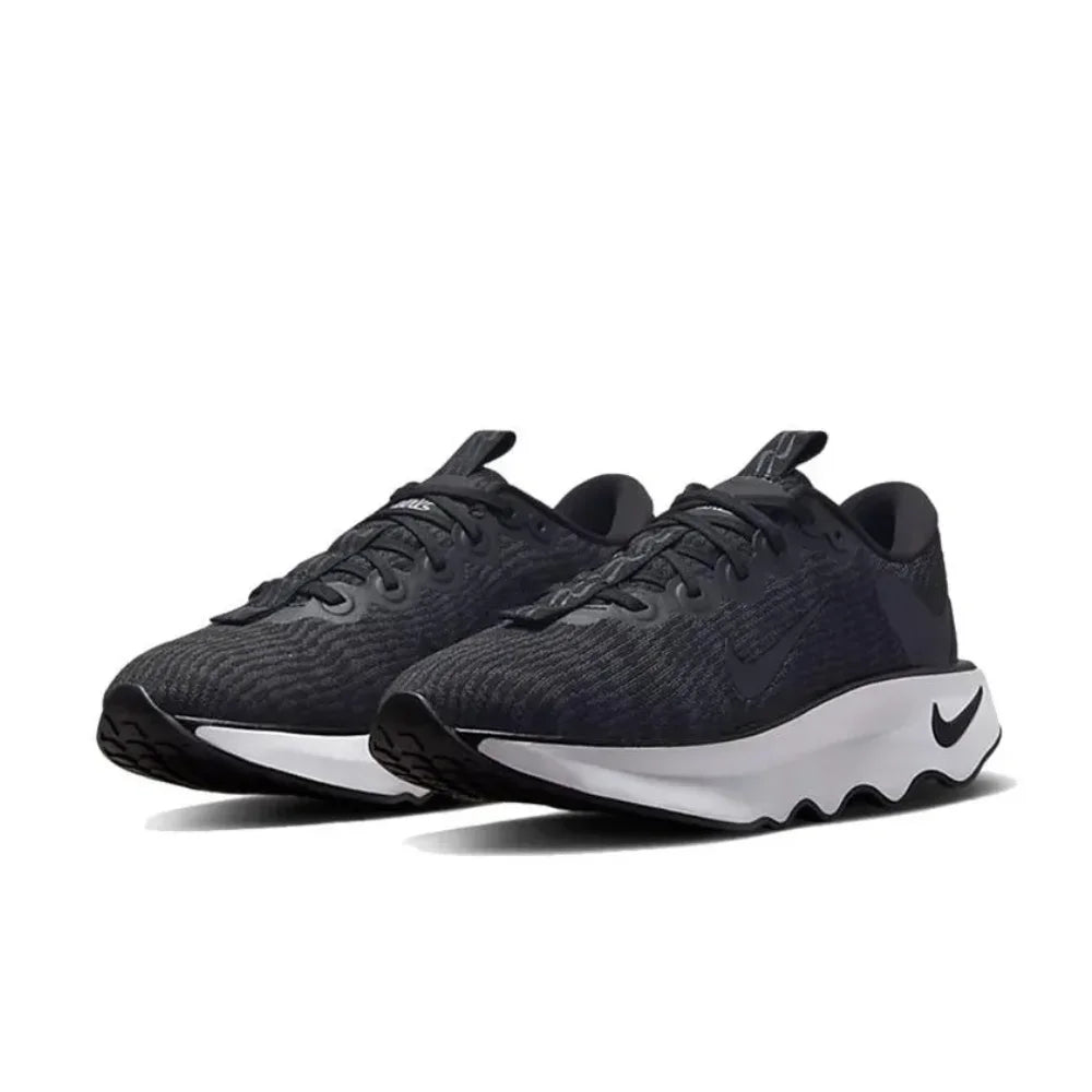 Nike-Casual Running Shoes, Low-Top Sneakers, Comfortable, Coordinating, Black, Original, Motiva