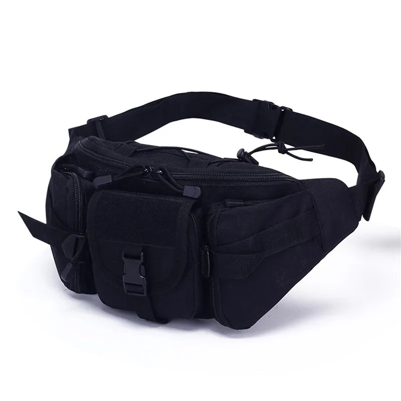 Men's Outdoor Waterproof Nylon Waist Bag Cell Phone Belt Bag Jump Bags Molle CamSolomon Hunting Hiking Climbing