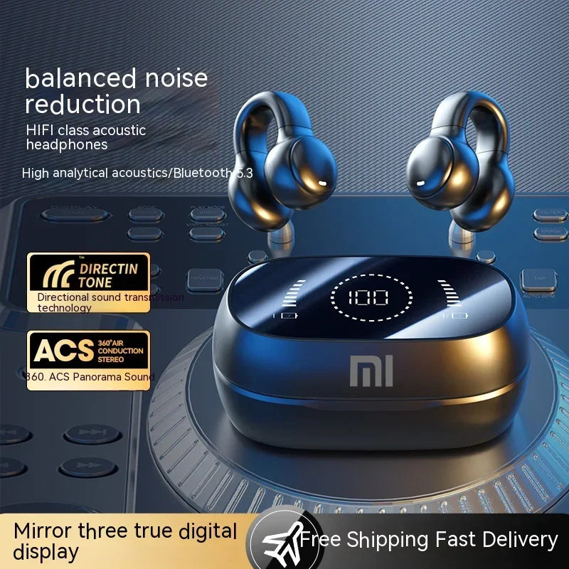 XIAOMI M47 Wireless Bluetooth Headphones Noise Reduction Bone Conduction Sports Earphones with Microphone Free