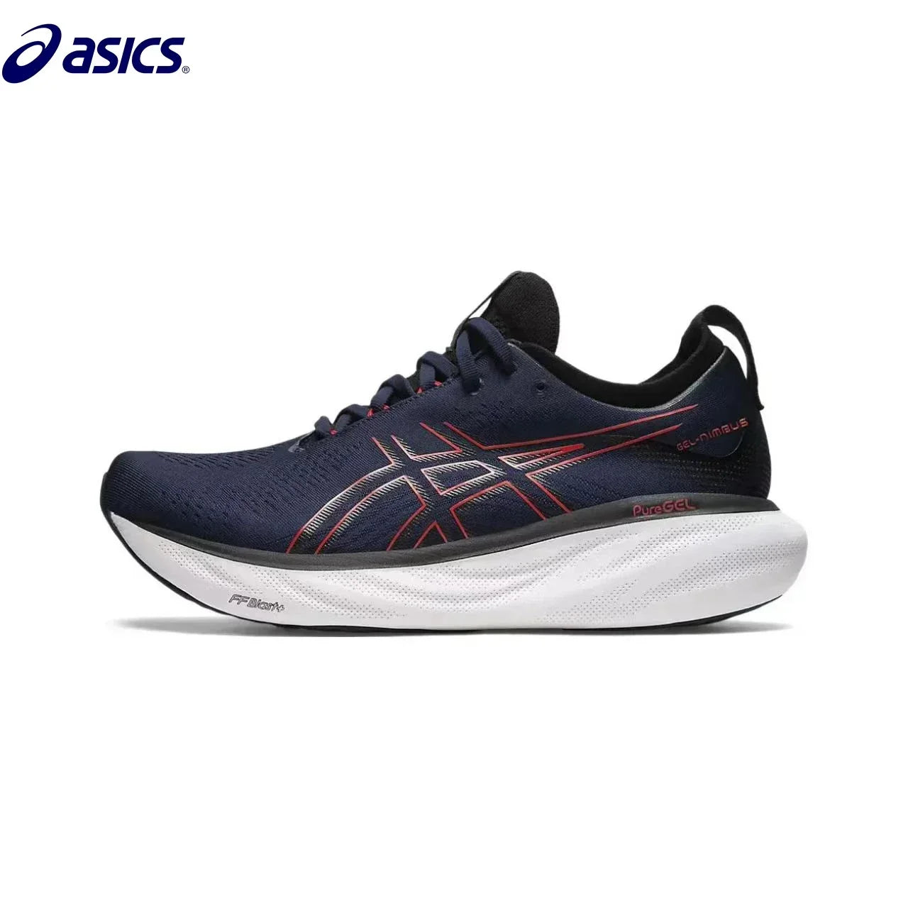 ASICS-Chaussures de course Nimbus 25 pour hommes, baskets de sport unisexes à coussin, originales