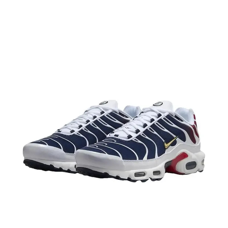 Nike-Air Max Plus TN Chaussures de Course pour Homme et Femme, Confortables, Respirantes, Antidérapantes, Coussin d'Air Durable, Noir