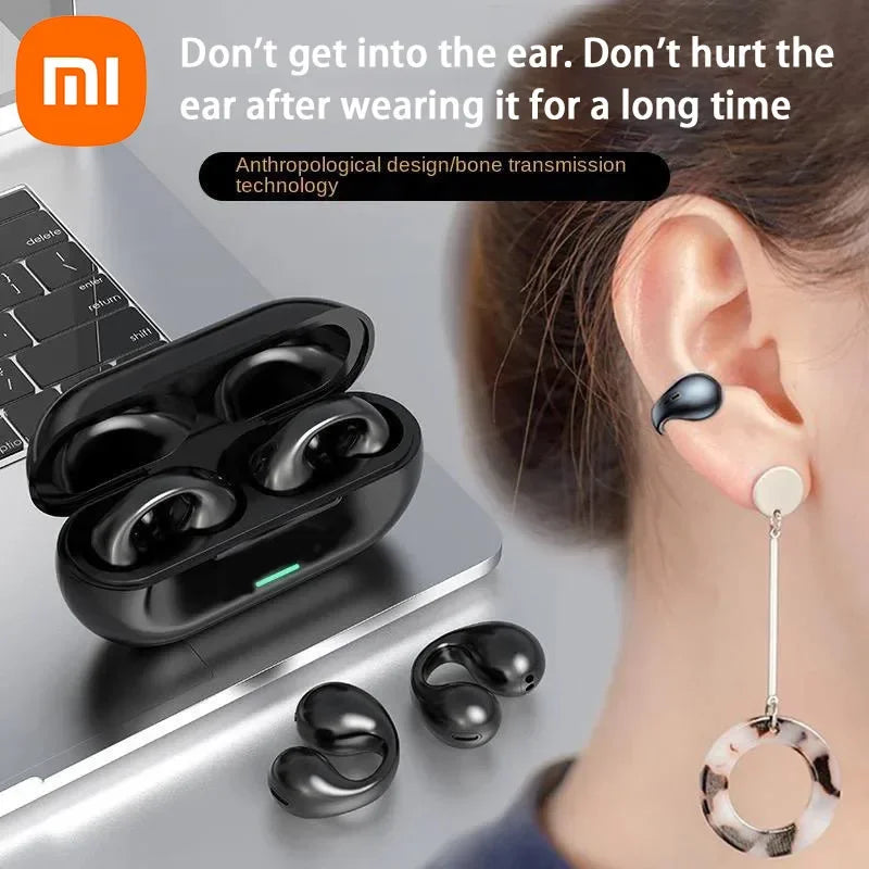 Casque Bluetooth 5.3 à conduction osseuse Xiaomi Original T75, écouteurs sans fil de sport, qualité sonore HiFi, étanche, TWS