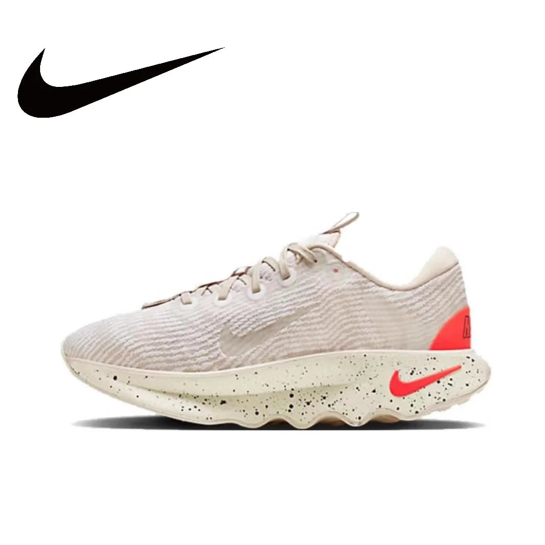 Nike-Baskets Motiva Low pour hommes et femmes, chaussures d'été légères, chaussures décontractées rembourrées, confortables et portables, blanc et jaune