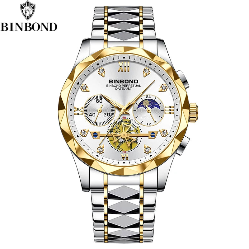 Classic Diamond Dial Watch