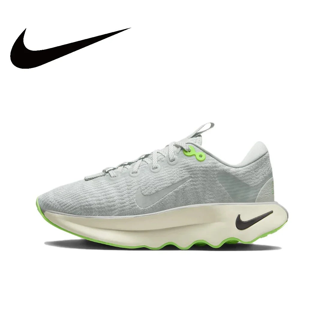 Nike-Baskets Motiva Low pour hommes et femmes, chaussures d'été légères, chaussures décontractées rembourrées, confortables et portables, blanc et jaune