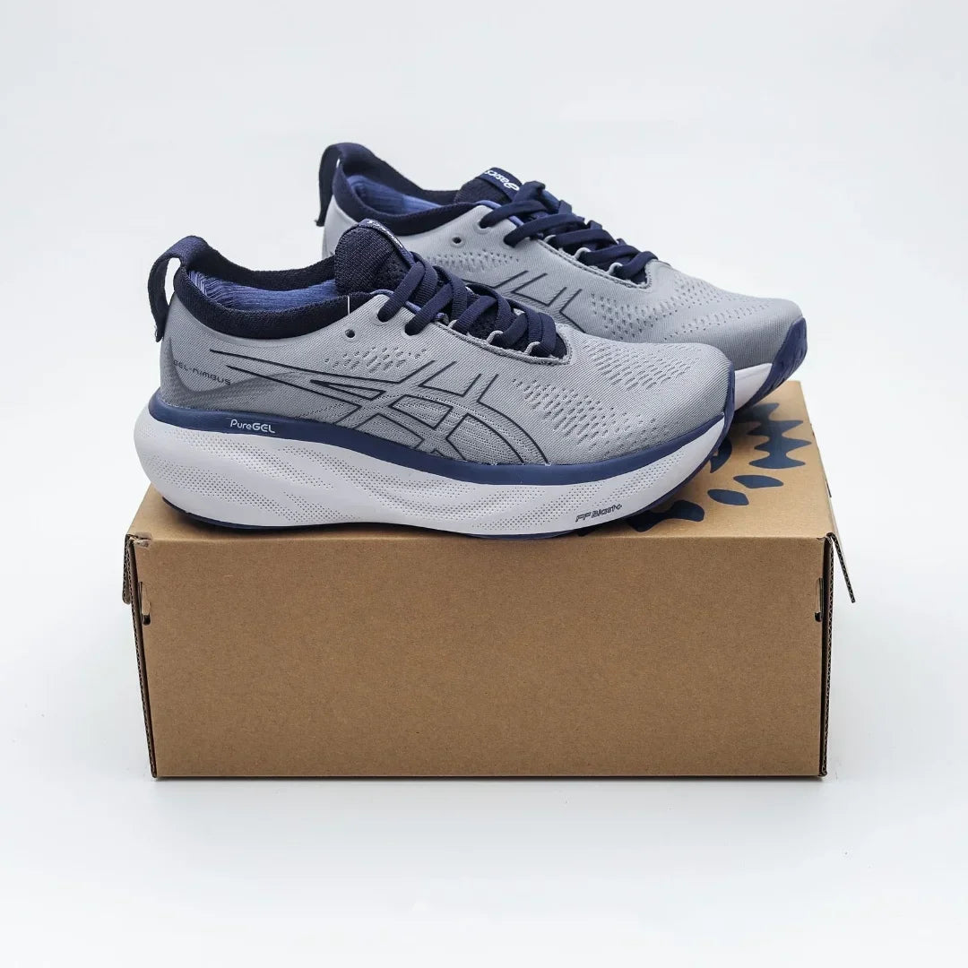 ASICS-Chaussures de course Nimbus 25 pour hommes, baskets de sport unisexes à coussin, originales