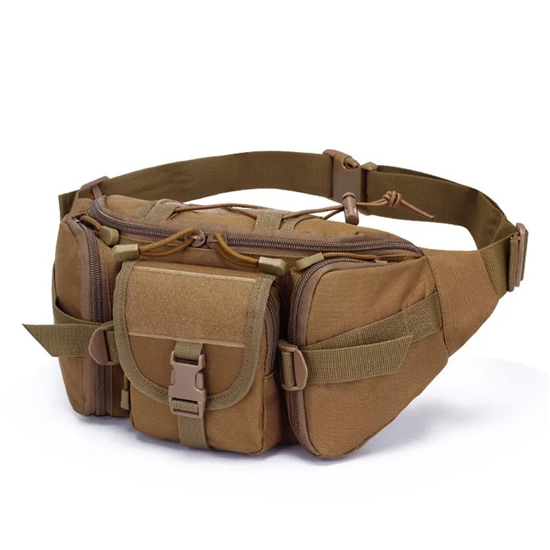 Men's Outdoor Waterproof Nylon Waist Bag Cell Phone Belt Bag Jump Bags Molle CamSolomon Hunting Hiking Climbing