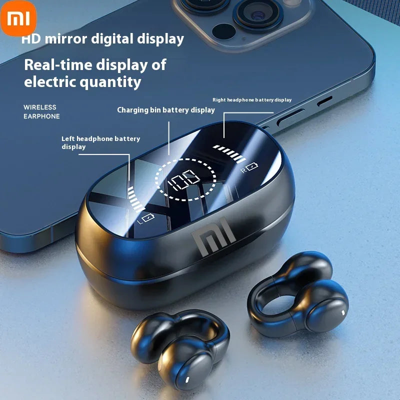 XIAOMI M47 Wireless Bluetooth Headphones Noise Reduction Bone Conduction Sports Earphones with Microphone Free