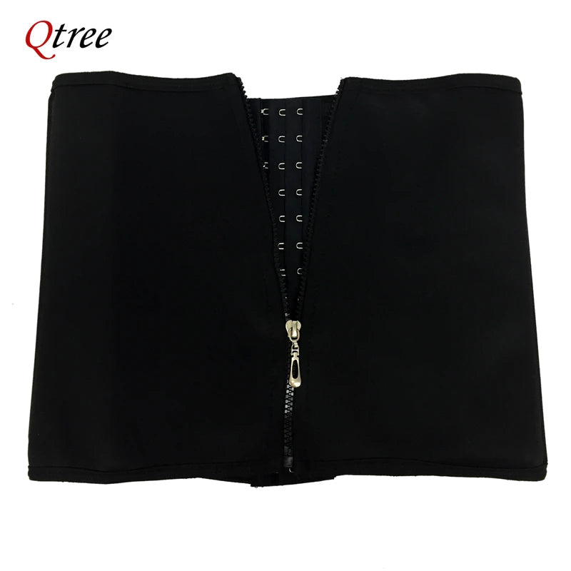 Qtree Ceinture de taille pour femmes, corset, gaine ventre plat, bustier, shapewear, amincissant, body shaper, néoprène, ceinture de sport