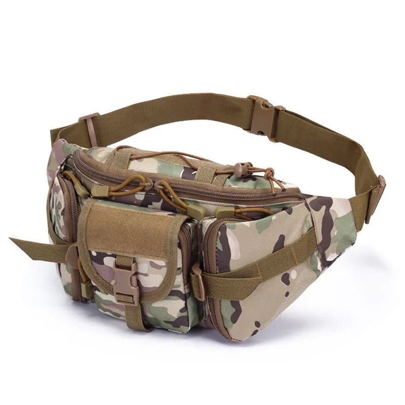 Men's Outdoor Waterproof Nylon Waist Bag Cell Phone Belt Bag Jump Bags Molle CamSolomon Hunting Hiking Climbing