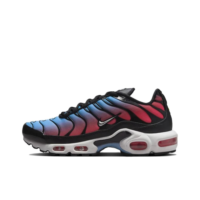 Nike-Air Max Plus TN Chaussures de Course pour Homme et Femme, Confortables, Respirantes, Antidérapantes, Coussin d'Air Durable, Noir