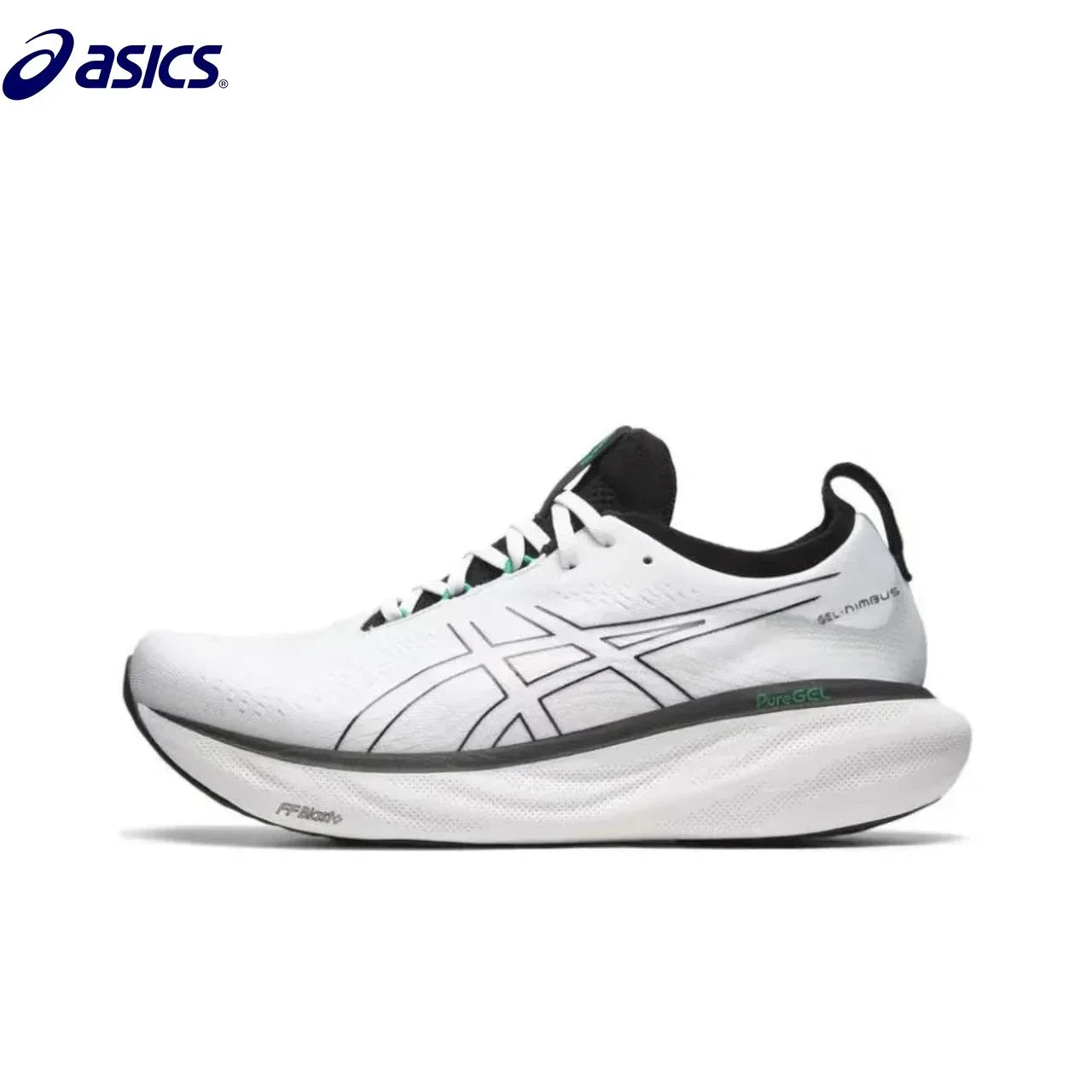 ASICS-Chaussures de course Nimbus 25 pour hommes, baskets de sport unisexes à coussin, originales