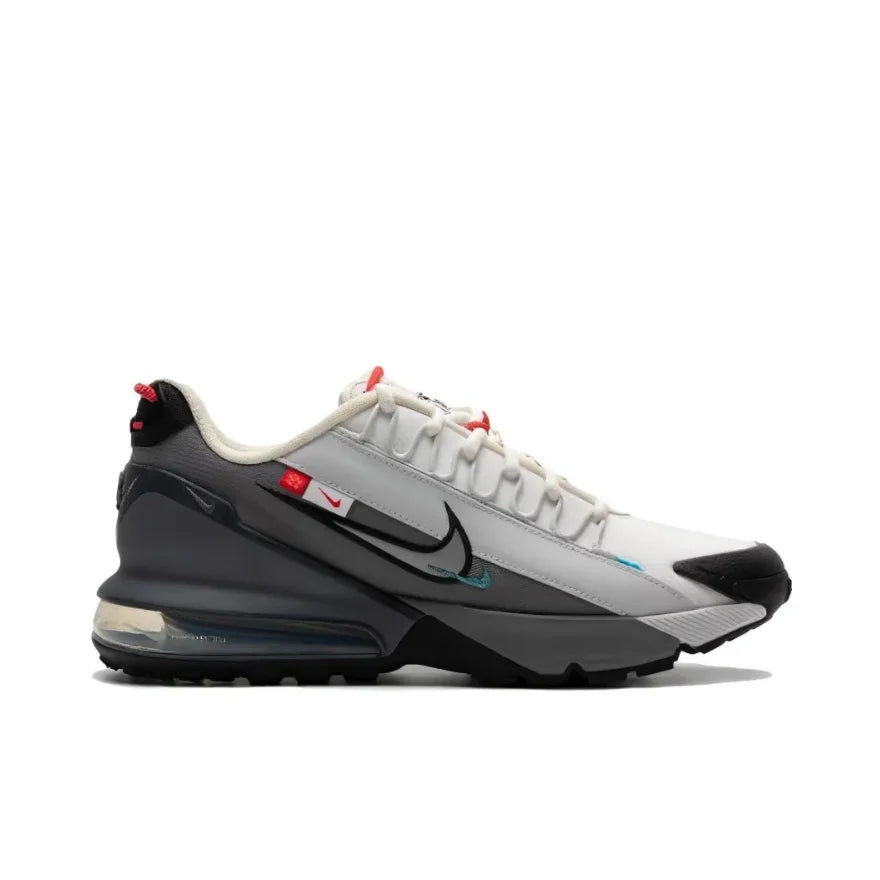 Nike-Air Max Pulse Men's Running Shoes, Casual, Comfortable, Shock Absorbing Sneakers, White and Black Colors, New Collection