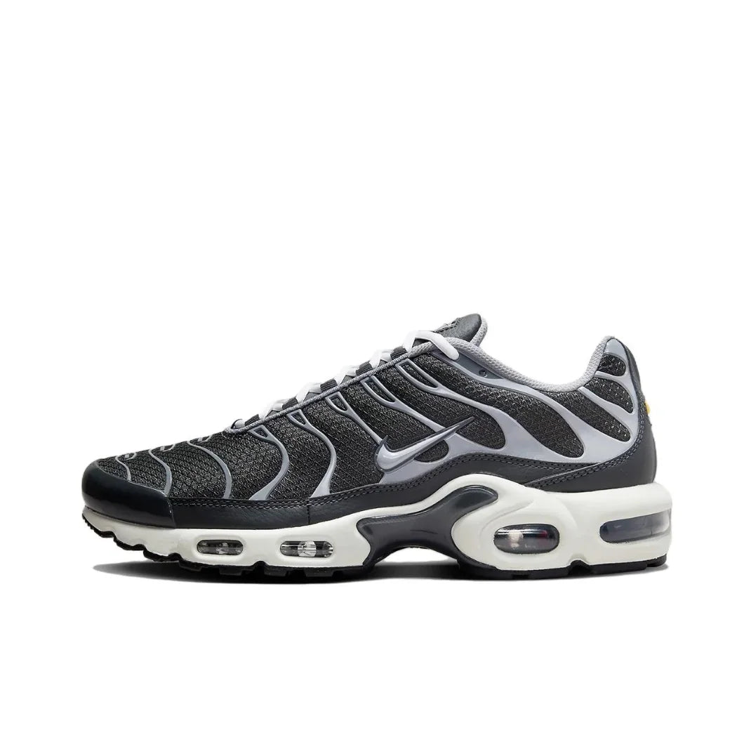 Nike-Air Max Plus TN Retro Low Men's Original Running Shoes Comfortable Shock Absorption Casual Sneakers Blue Black Turning