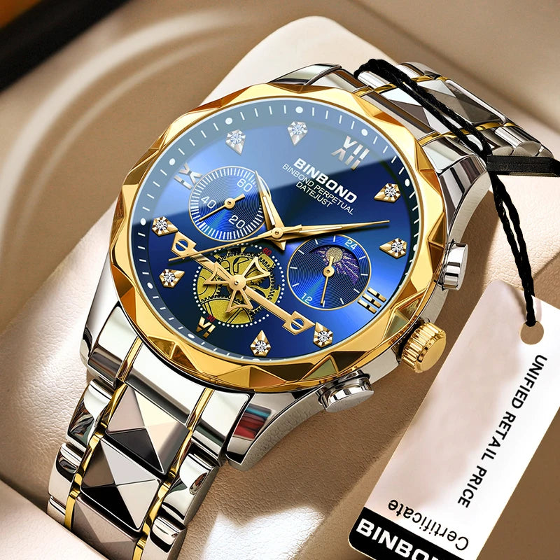 Luxury Stainless Steel Watch