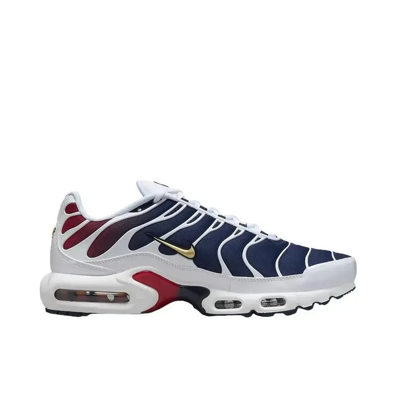 Nike-Air Max Plus TN Chaussures de Course pour Homme et Femme, Confortables, Respirantes, Antidérapantes, Coussin d'Air Durable, Noir