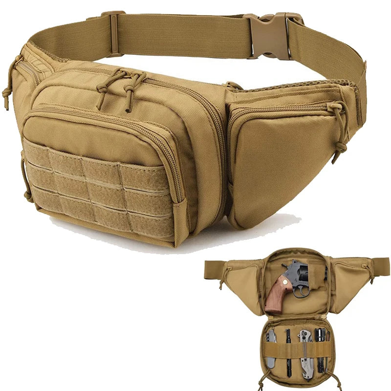 Multifunctional Waist Holster for odorDulgun, Molle System, Waist Bag, Outdoor Hiking, Climbing Tool Bag