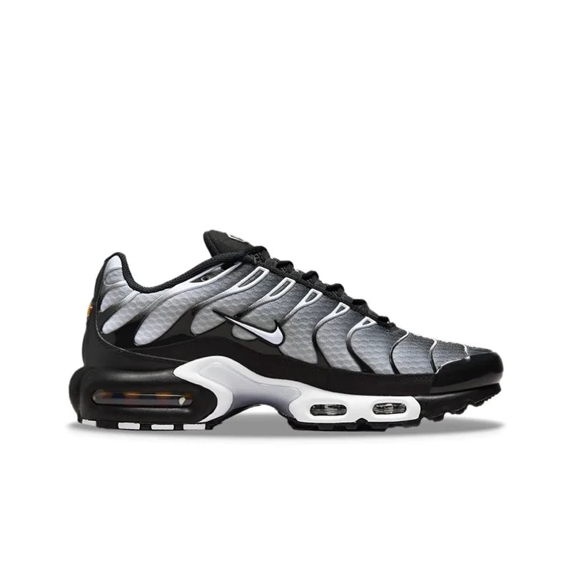 Nike-Air Max Plus TN Chaussures de Course pour Homme et Femme, Confortables, Respirantes, Antidérapantes, Coussin d'Air Durable, Noir