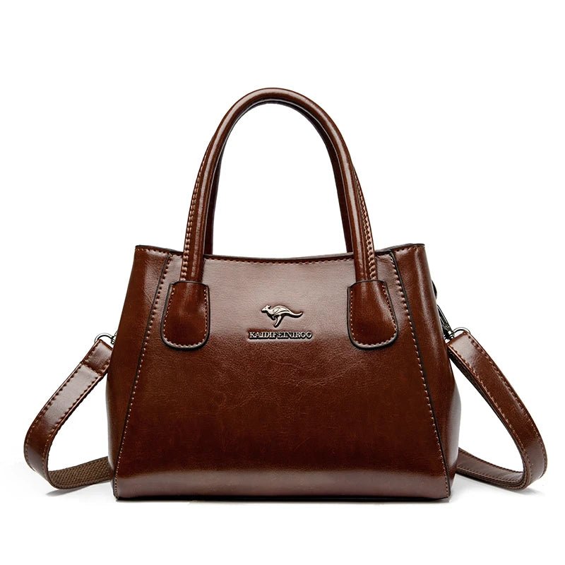 Sac à Main de Luxe en Cuir Souple pour Femme, Sacoche de Styliste à 3 Couches, de Grande Capacité LA TendanceStore multi service