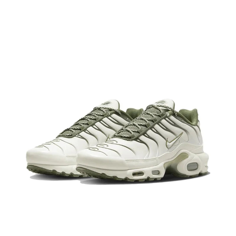 Nike-Air Max Plus TN Chaussures de Course pour Homme et Femme, Confortables, Respirantes, Antidérapantes, Coussin d'Air Durable, Noir