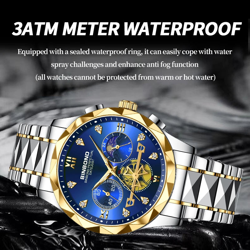 Luxury Stainless Steel Watch