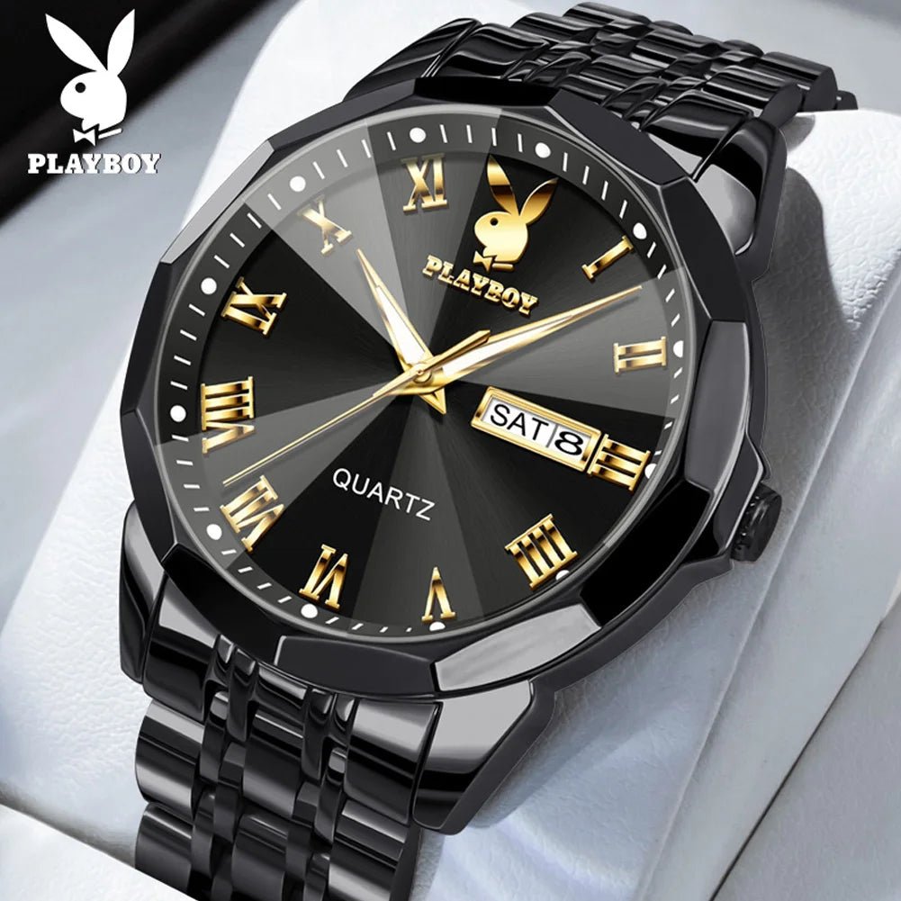 YBOY-Montres à quartz d'affaires en acier inoxydable pour hommes, montre-bracelet classique originale, sur mesure, marque supérieure, mode de luxe La TendanceStore multiservice