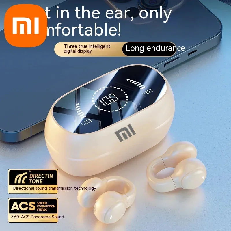 XIAOMI M47 Wireless Bluetooth Headphones Noise Reduction Bone Conduction Sports Earphones with Microphone Free