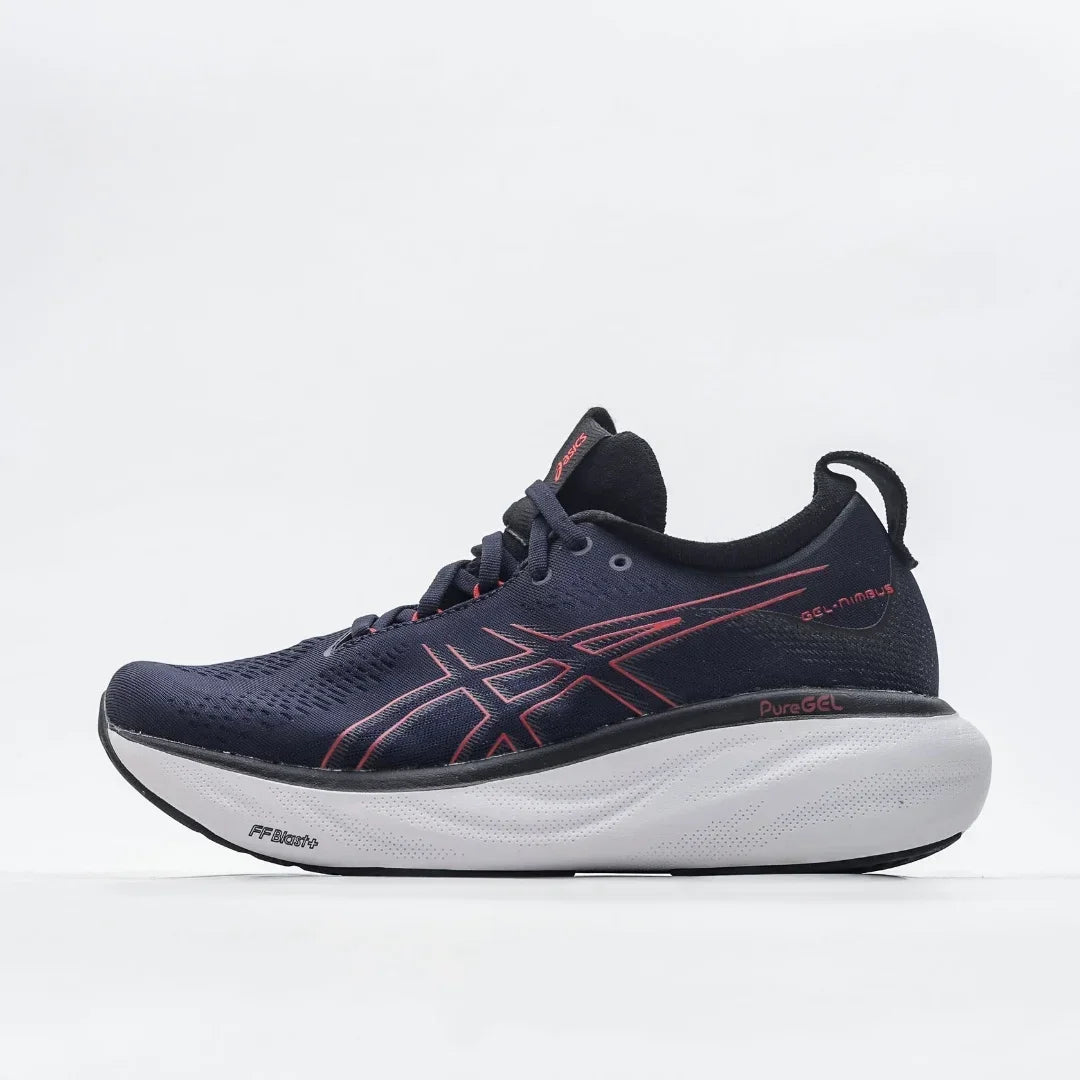 ASICS-Chaussures de course Nimbus 25 pour hommes, baskets de sport unisexes à coussin, originales